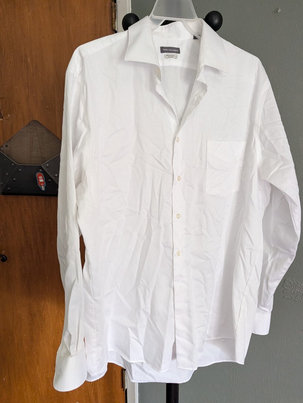 White Men's Dress Shirt